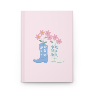 Hardcover Lined Notebook with Printed